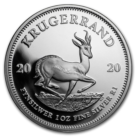 2020 South Africa 1 oz Silver Krugerrand Proof 2020 South Africa 1 oz Silver Krugerrand Proof