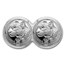 2020 South Africa 2-Coin Silver Big Five Leopard Proof Set