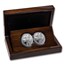 2020 South Africa 2-Coin Silver Big Five Leopard Proof Set