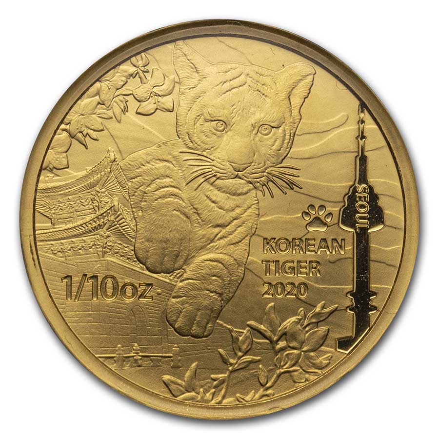 Buy the 2020 South Korea 1 Oz Silver Tiger (BU) | Monument