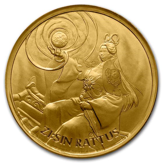 2020 South Korea 1/10 oz Gold ZI:SIN Rattus BU (in Assay Card) 2020 South Korea 1/10 oz Gold ZI:SIN Rattus BU (in Assay Card)