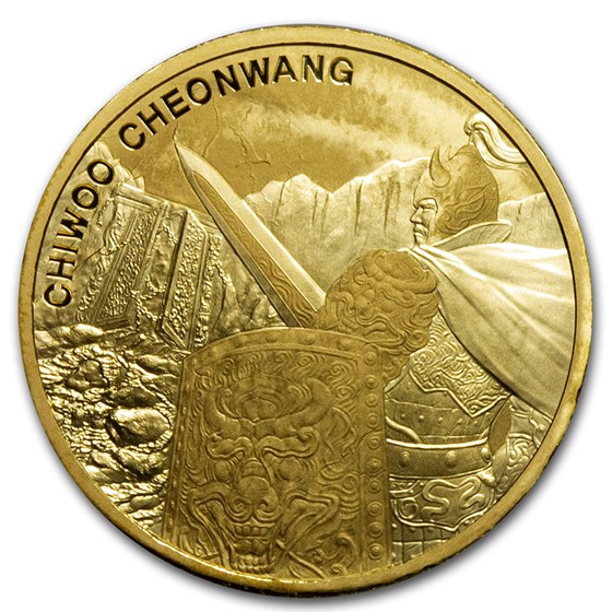 Buy 2020 South Korea 1/2 oz Gold 1 Clay Chiwoo Cheonwang BU | APMEX
