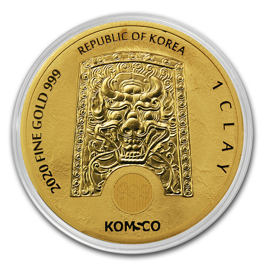 Buy 2020 South Korea 1 oz Gold 1 Clay Chiwoo Cheonwang BU | APMEX