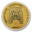 2020 South Korea 1 oz Gold 1 Clay Chiwoo Cheonwang BU