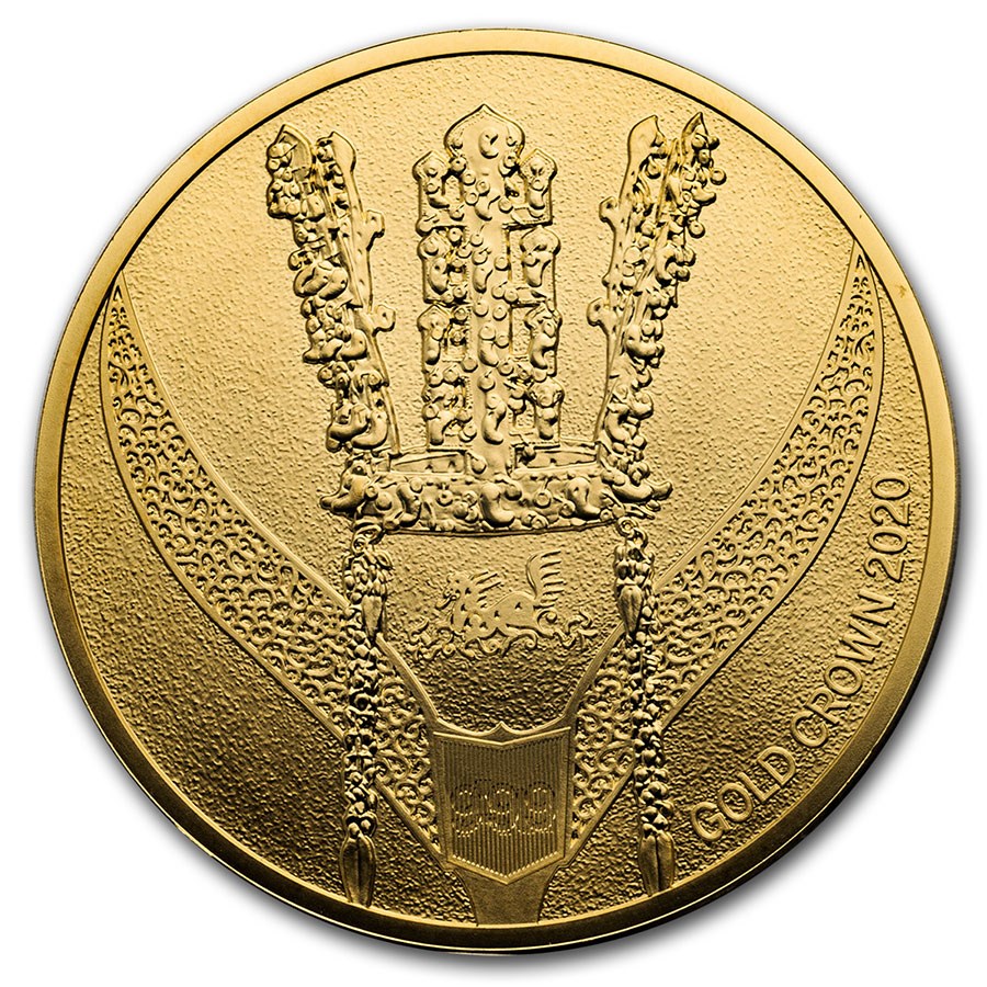 2020 South Korea 1 oz Gold Crown BU