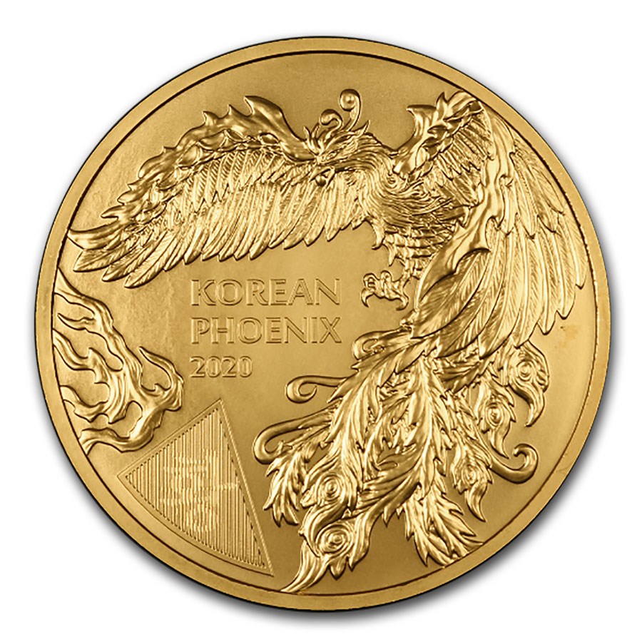 2020 South Korea 1 oz Gold Phoenix BU