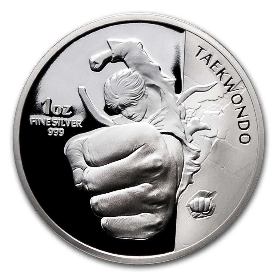 2020 South Korea 1 oz Silver K-Series Taekwondo Proof