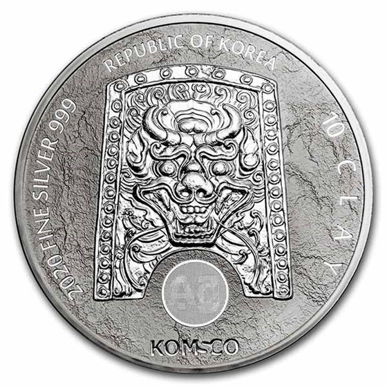 2020 South Korea 10 oz Silver Chiwoo Cheonwang BU 2020 South Korea 10 oz Silver Chiwoo Cheonwang BU