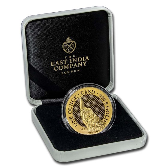 2020 St. Helena 1 oz Gold India Wildlife Peacock (COA #2) 2020 St. Helena 1 oz Gold India Wildlife Peacock (COA #2)