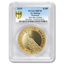 2020 St. Helena 1 oz Gold Peacock MS-70 PCGS (First Day) 2020 St. Helena 1 oz Gold Peacock MS-70 PCGS (First Day)