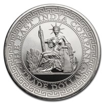 2020 St. Helena 1 oz Silver French Trade Dollar Restrike (BU)