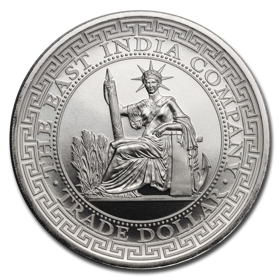 2020 St. Helena 1 oz Silver French Trade Dollar Restrike (BU) 2020 St. Helena 1 oz Silver French Trade Dollar Restrike (BU)