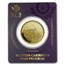 2020 St. Kitts & Nevis 1 oz Gold Brimstone Hill BU