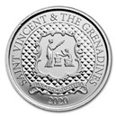 2020 St. Vincent & The Grenadines 1 oz Silver Pax Et Justitia BU 2020 St. Vincent & The Grenadines 1 oz Silver Pax Et Justitia BU