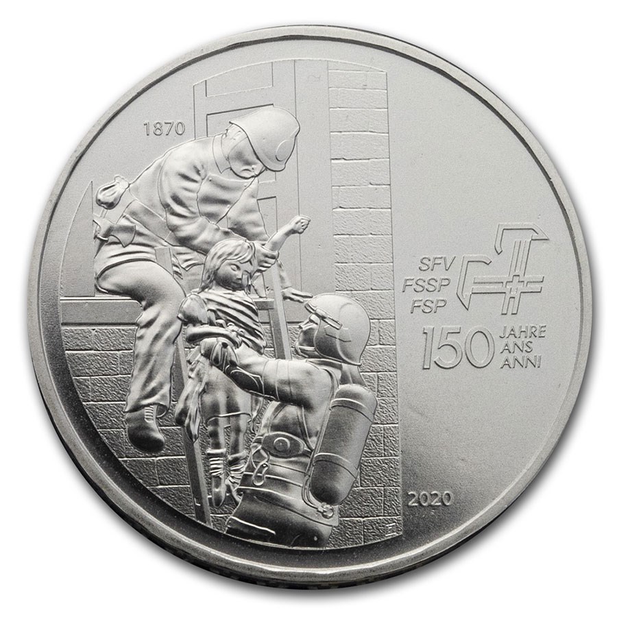2020 Switzerland 150 Years of Firefighters Assn (W/ Folder)