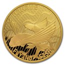 2020 Tokelau 1 oz Gold $100 Flying Fish: Hahave