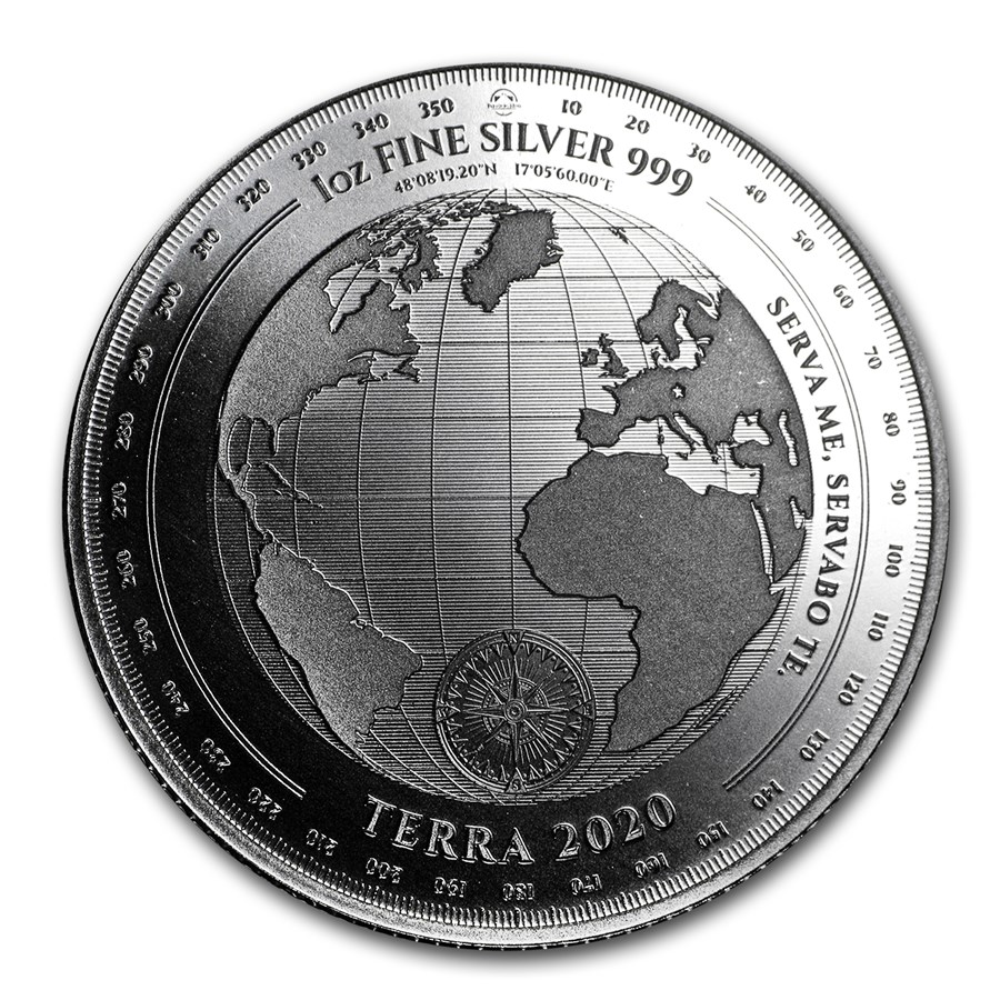 Buy 2020 Tokelau 1 oz Silver $5 Terra BU | APMEX