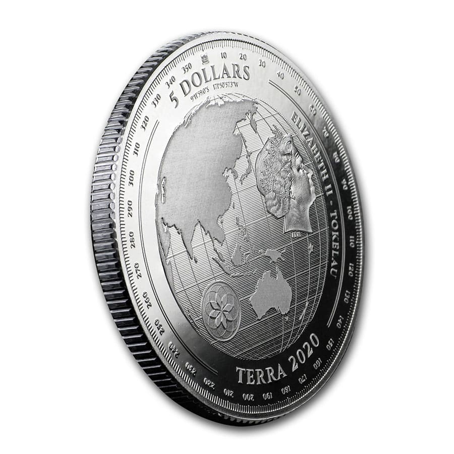 Buy 2020 Tokelau 1 oz Silver $5 Terra (Prooflike) | APMEX