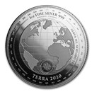2020 Tokelau 1 oz Silver $5 Terra (Prooflike)