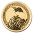 2020 Tuvalu 1/10 oz Gold Iwo Jima 75th Anniv MS-70 PCGS (FS)
