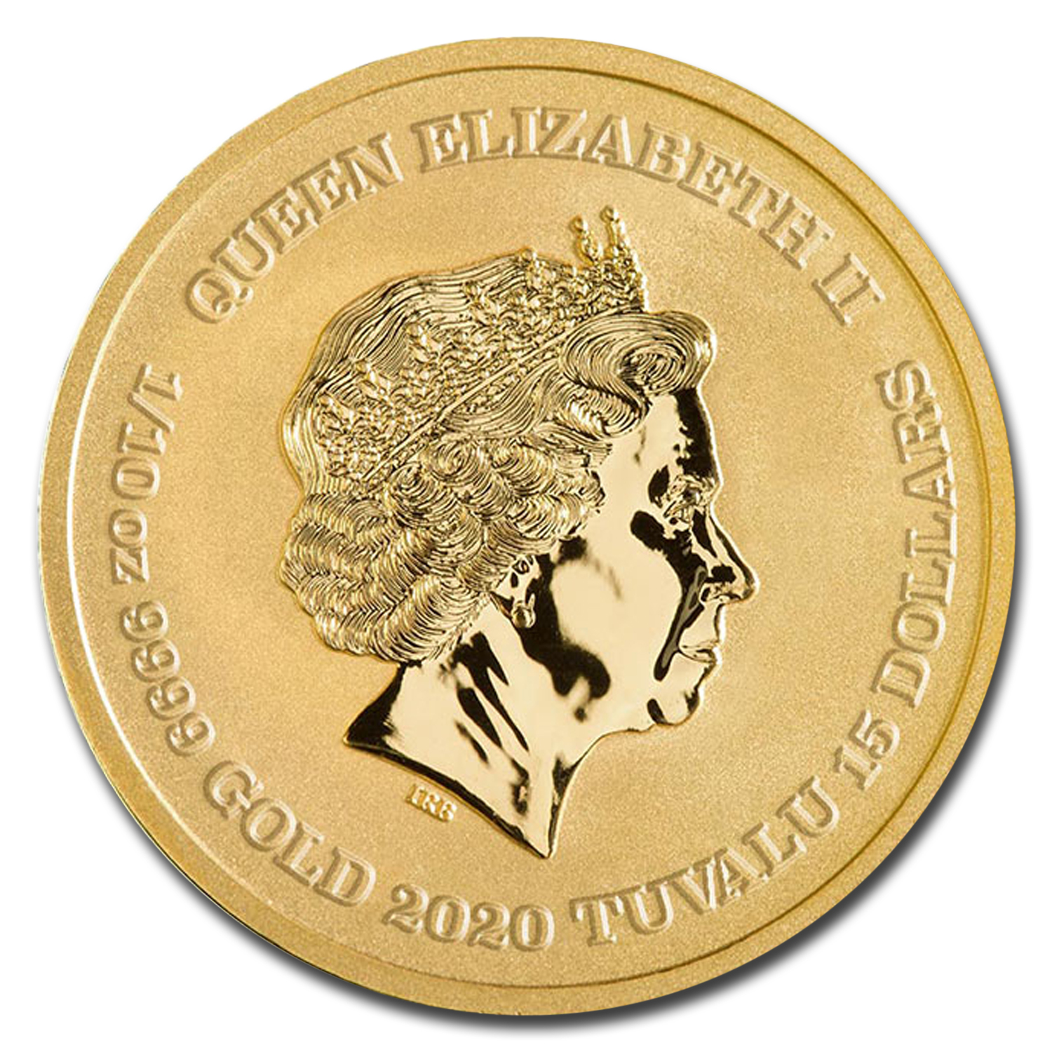 2020 Tuvalu 1/10 oz Gold Iwo Jima 75th Anniversary