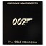 2020 Tuvalu 1/4 oz Gold 007 James Bond Proof