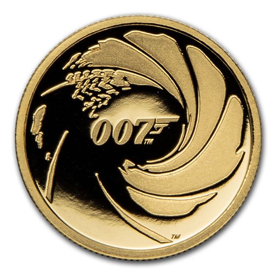 2020 Tuvalu 1/4 oz Gold 007 James Bond Proof 2020 Tuvalu 1/4 oz Gold 007 James Bond Proof