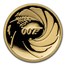 2020 Tuvalu 1/4 oz Gold 007 James Bond Proof
