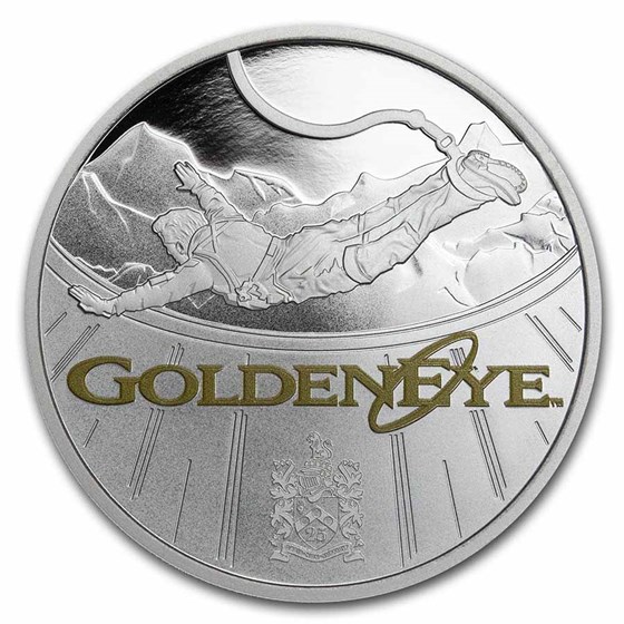 2020 Tuvalu 1 oz Silver 007 James Bond GoldenEye 25th Anniversary 2020 Tuvalu 1 oz Silver 007 James Bond GoldenEye 25th Anniversary