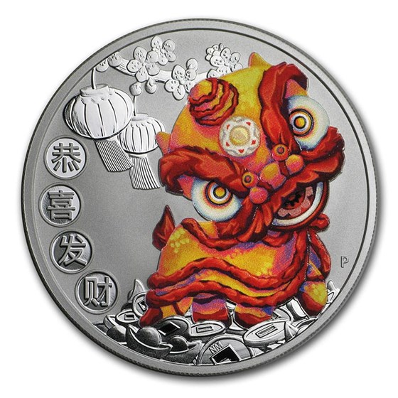 2020 Tuvalu 1 oz Silver Chinese New Year Dragon Proof (Colorized) 2020 Tuvalu 1 oz Silver Chinese New Year Dragon Proof (Colorized)