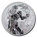 2020 Tuvalu 1 oz Silver Gods of Olympus BU (Zeus)
