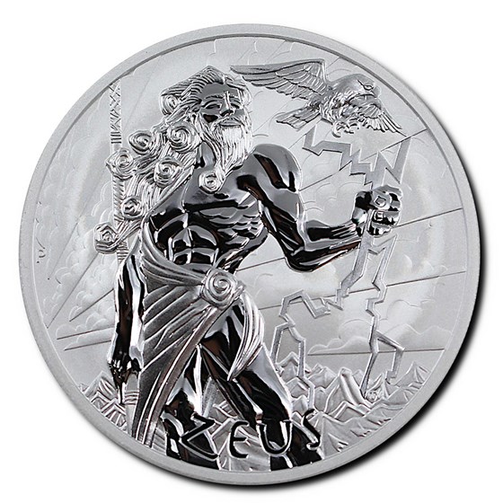 2020 Tuvalu 1 oz Silver Gods of Olympus BU (Zeus) 2020 Tuvalu 1 oz Silver Gods of Olympus BU (Zeus)