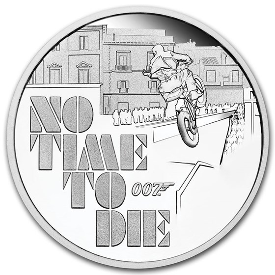 2020 Tuvalu 1 oz Silver James Bond 007 No Time to Die Proof 2020 Tuvalu 1 oz Silver James Bond 007 No Time to Die Proof