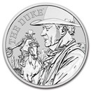 2020 Tuvalu 1 oz Silver John Wayne BU