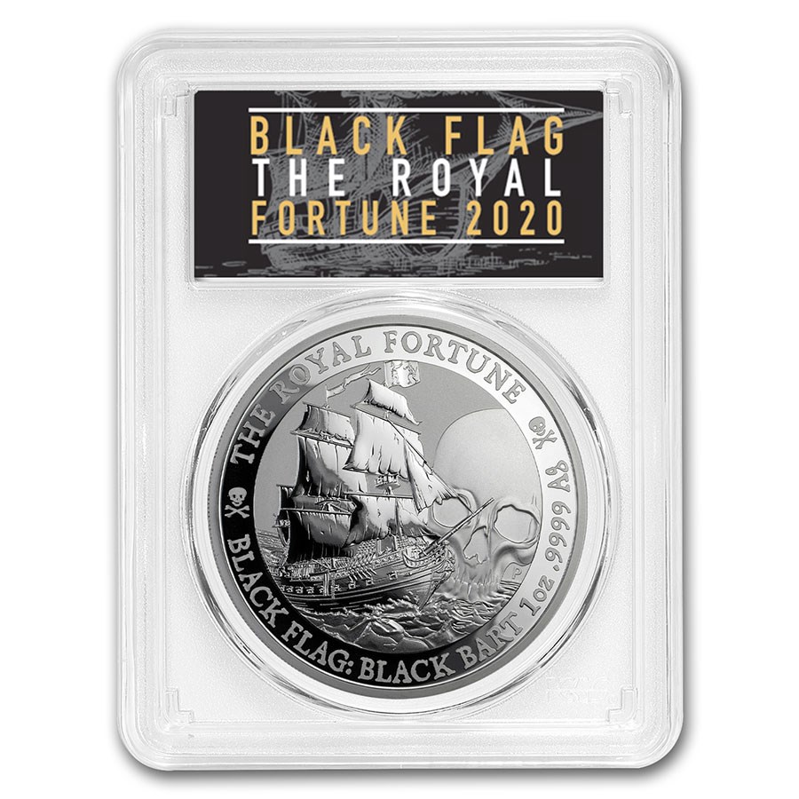 2020 Tuvalu 1 oz Silver The Royal Fortune MS-70 PCGS (FS)