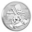 2020 Tuvalu 1 oz Silver The Simpsons: Bart Simpson BU