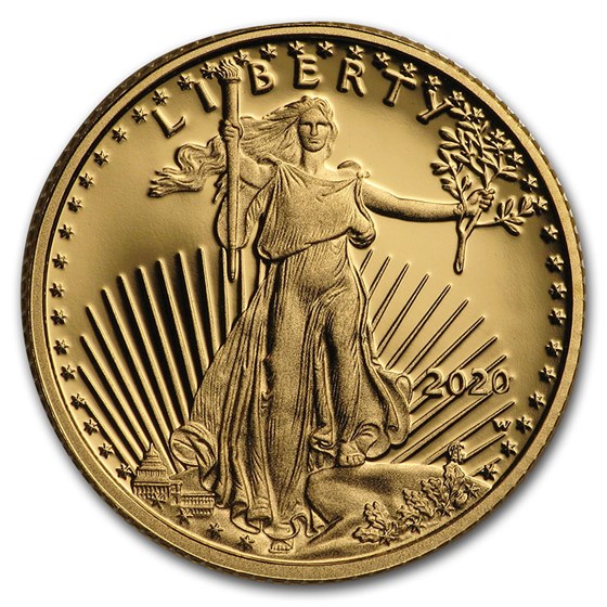 2020-W 1/10 oz Proof American Gold Eagle (w/Box & COA) 2020-W 1/10 oz Proof American Gold Eagle (w/Box & COA)