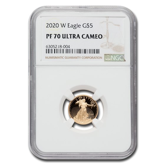 2020-W 1/10 oz Proof Gold Eagle PF-70 UCAM NGC