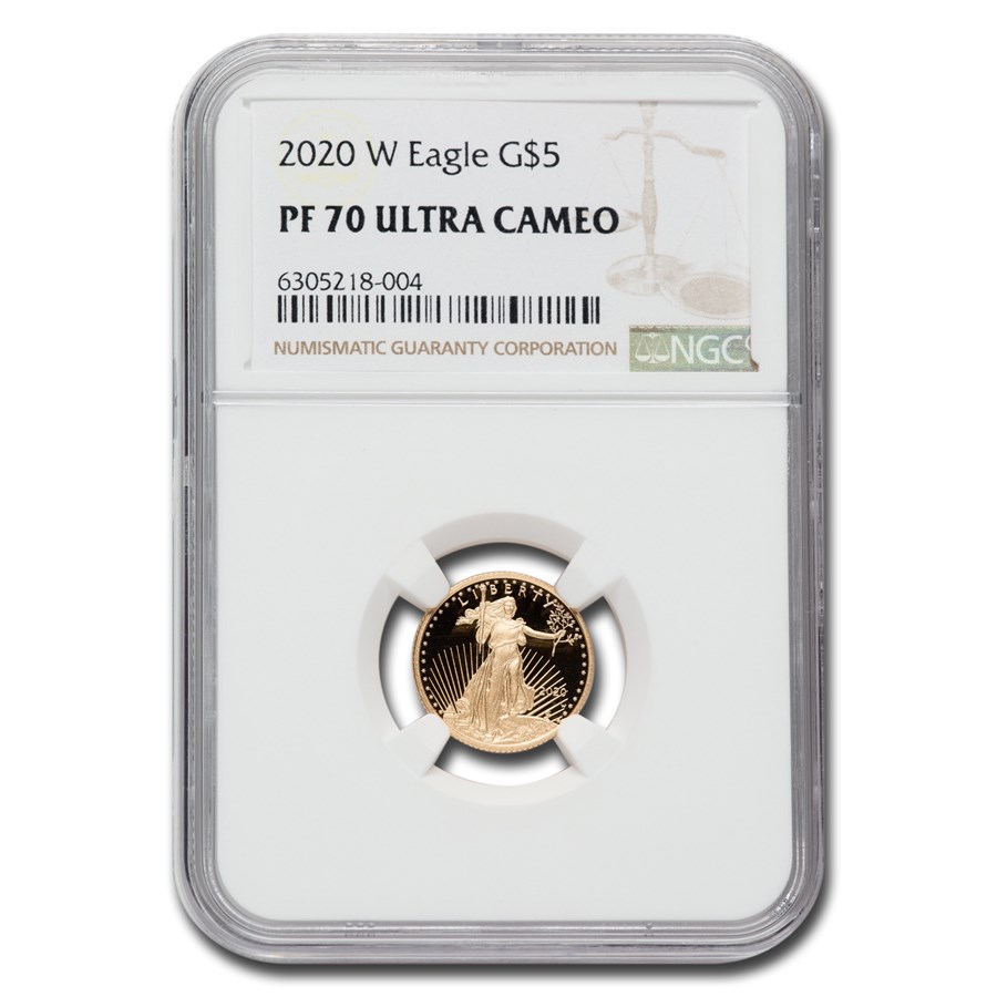 2020-W 1/10 oz Proof Gold Eagle PF-70 UCAM NGC