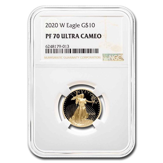2020-W 1/4 oz Proof Gold Eagle PF-70 UCAM NGC 2020-W 1/4 oz Proof Gold Eagle PF-70 UCAM NGC