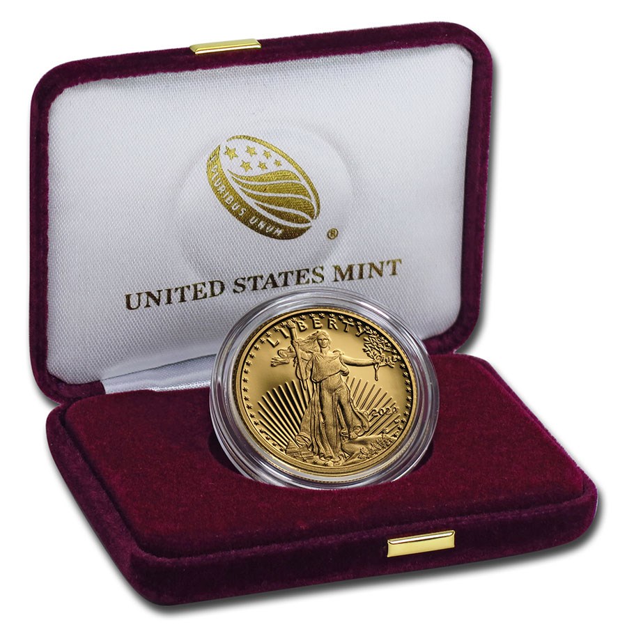 2020-W 1 oz Proof American Gold Eagle (w/Box & COA)