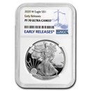 2020-W American Silver Eagle PF-70 NGC (Early Releases)