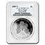 2020-W American Silver Eagle PR-70 PCGS (FS, Black Label)