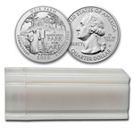 2020-W ATB Quarter American Weir Farm 40-Coin BU Roll