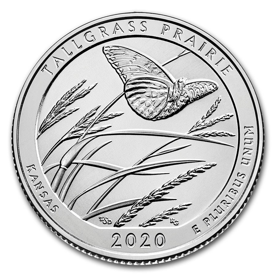 2020-W ATB Quarter Tallgrass Prairie National Preserve BU