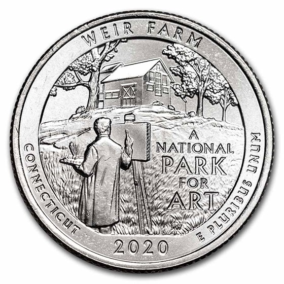Buy 2020W ATB Quarter Weir Farm Natl Hist Site BU APMEX