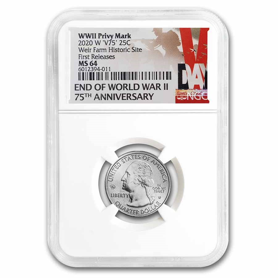 Buy 2020W ATB Quarter Weir Farm National Historic Site MS64 NGC(FR
