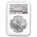 2020-W Burnished American Silver Eagle MS-70 NGC