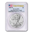 2020-W Burnished American Silver Eagle SP-70 PCGS (FirstStrike®)