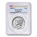 2020-W Burnished Palladium Eagle SP-70 PCGS (First Day of Issue) 2020-W Burnished Palladium Eagle SP-70 PCGS (First Day of Issue)